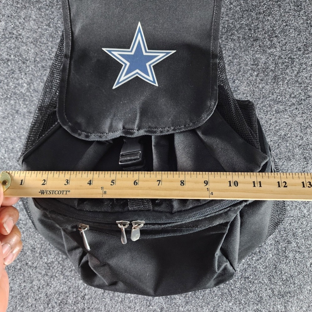 Dallas Cowboys Oniva‎ Picnic Time Insulated Cooler Backpack Black Tailgate Bag - Picture 8 of 10